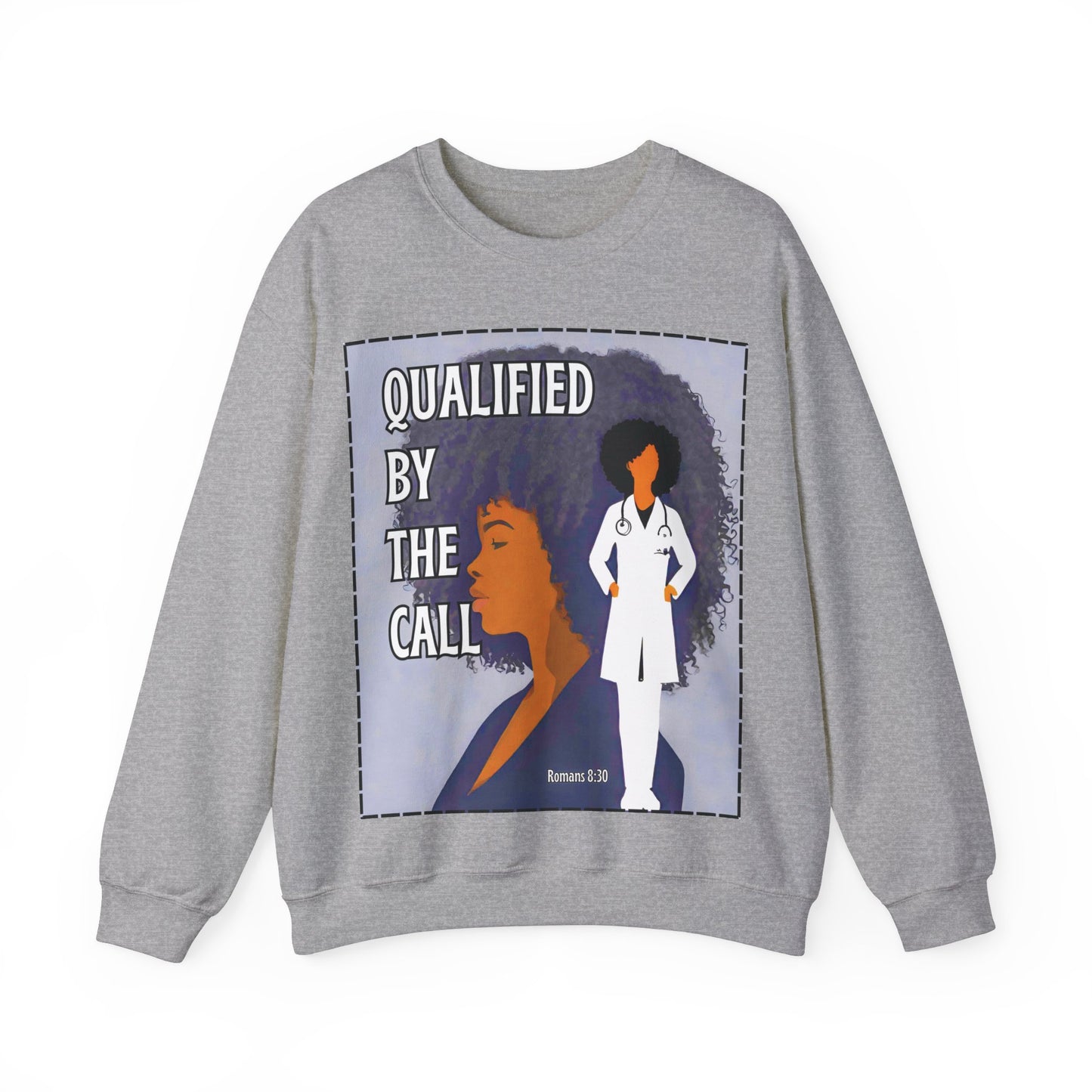 Qualified By the Call - Unisex Heavy Blend™ Crewneck Sweatshirt