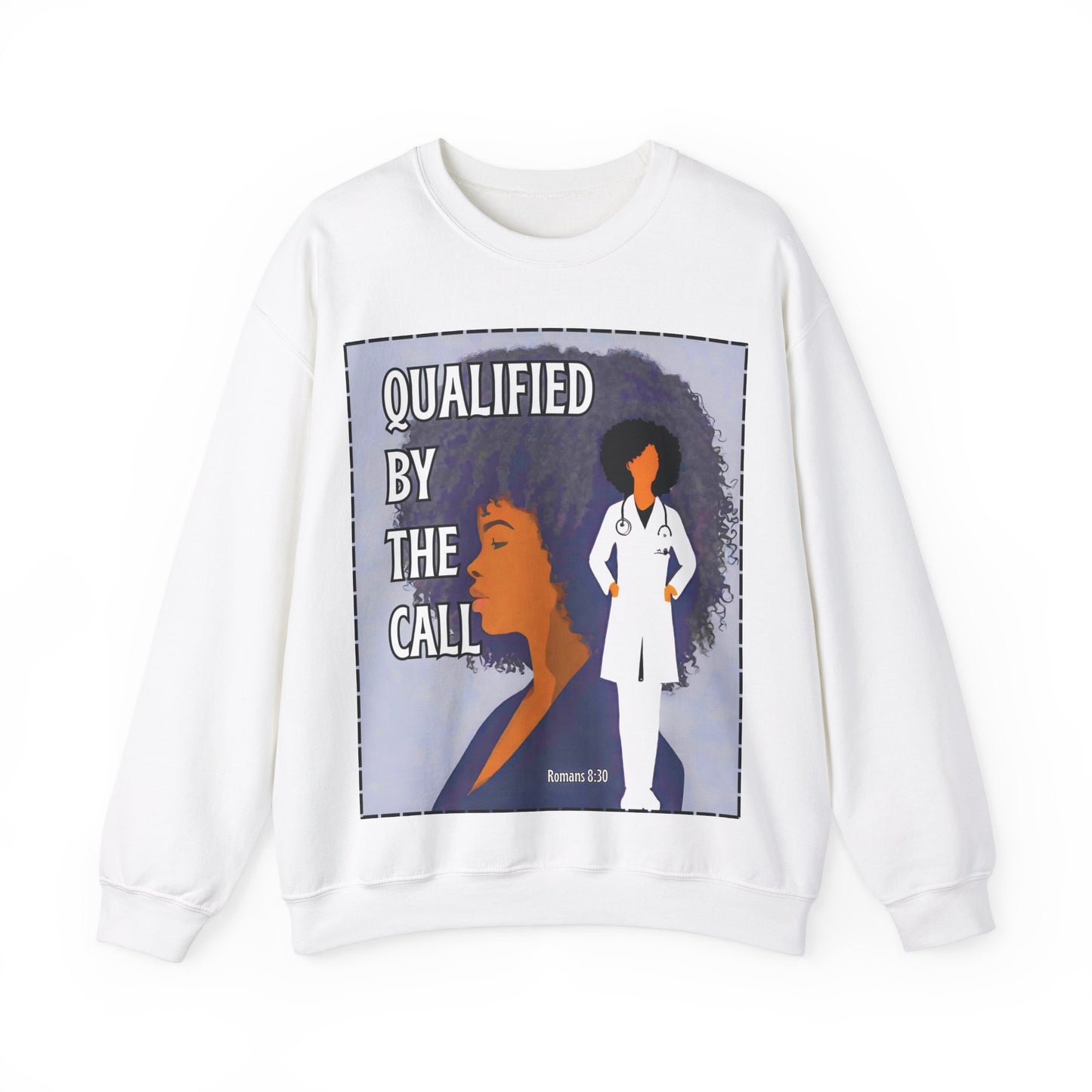 Qualified By the Call - Unisex Heavy Blend™ Crewneck Sweatshirt