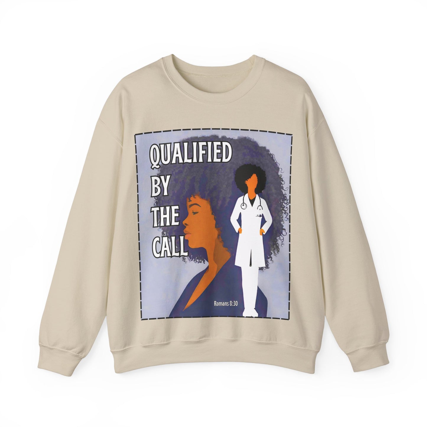 Qualified By the Call - Unisex Heavy Blend™ Crewneck Sweatshirt