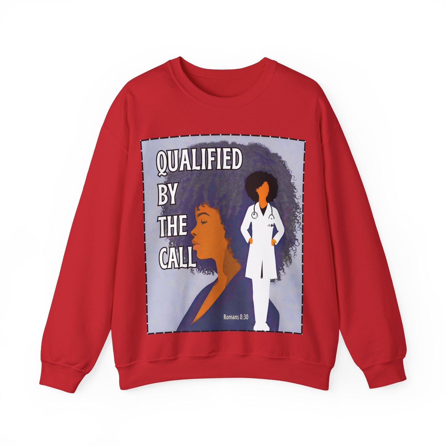 Qualified By the Call - Unisex Heavy Blend™ Crewneck Sweatshirt