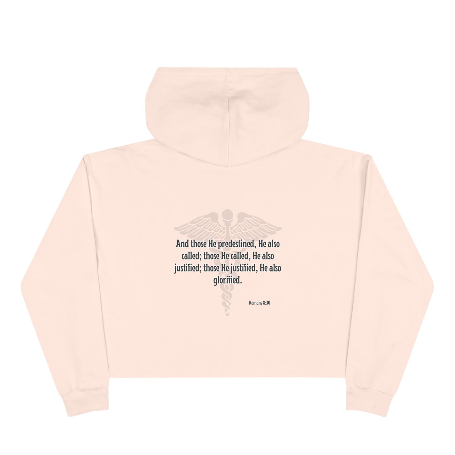 Qualified by the Call - Crop Hoodie