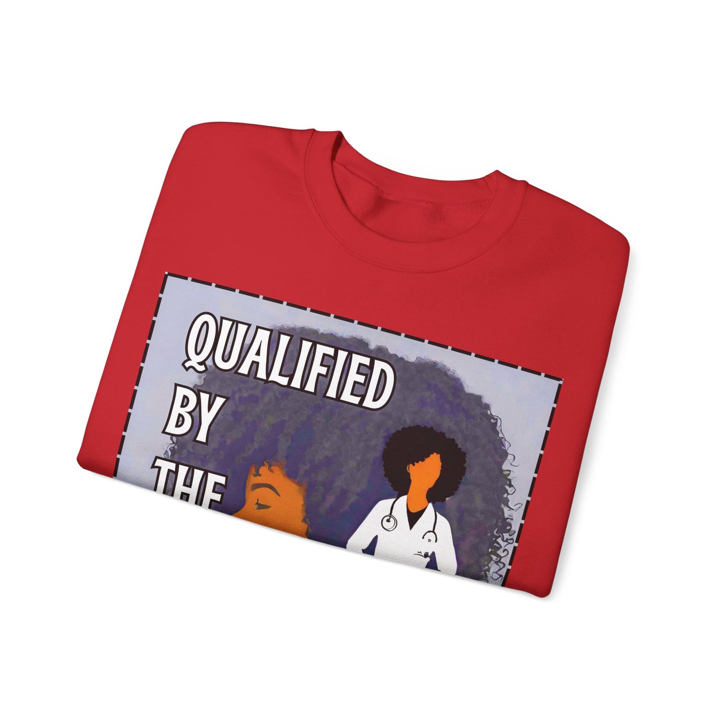 Qualified By the Call - Unisex Heavy Blend™ Crewneck Sweatshirt