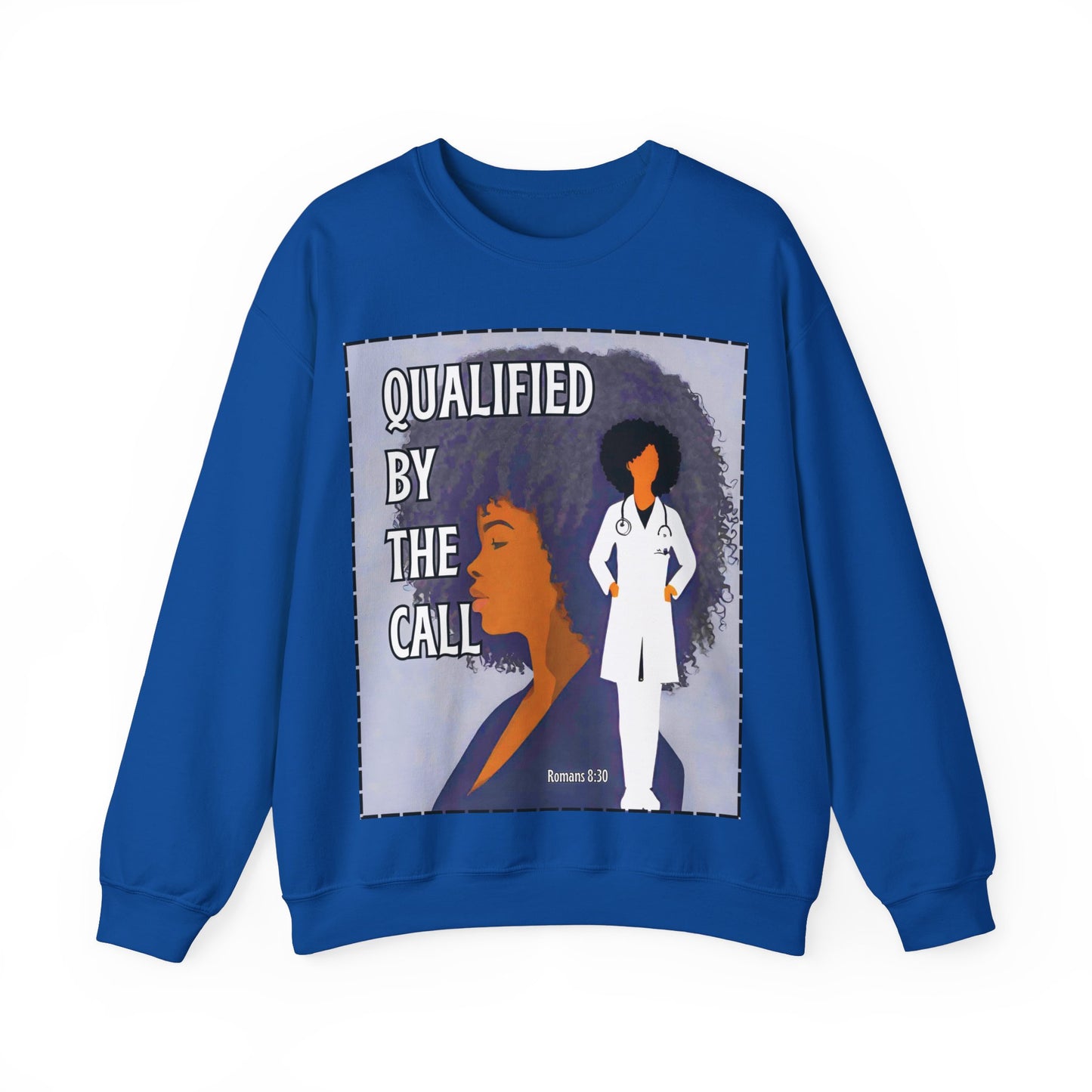 Qualified By the Call - Unisex Heavy Blend™ Crewneck Sweatshirt