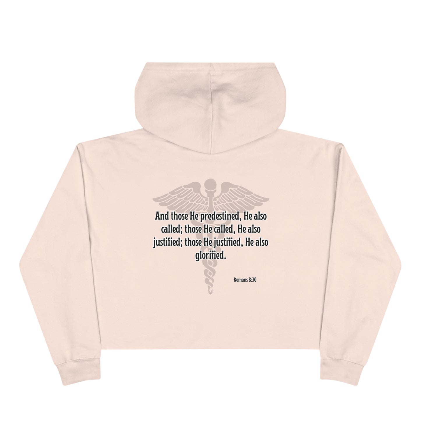 Qualified by the Call - Crop Hoodie