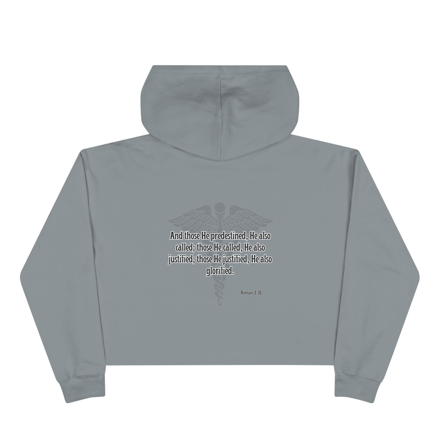 Qualified by the Call - Crop Hoodie