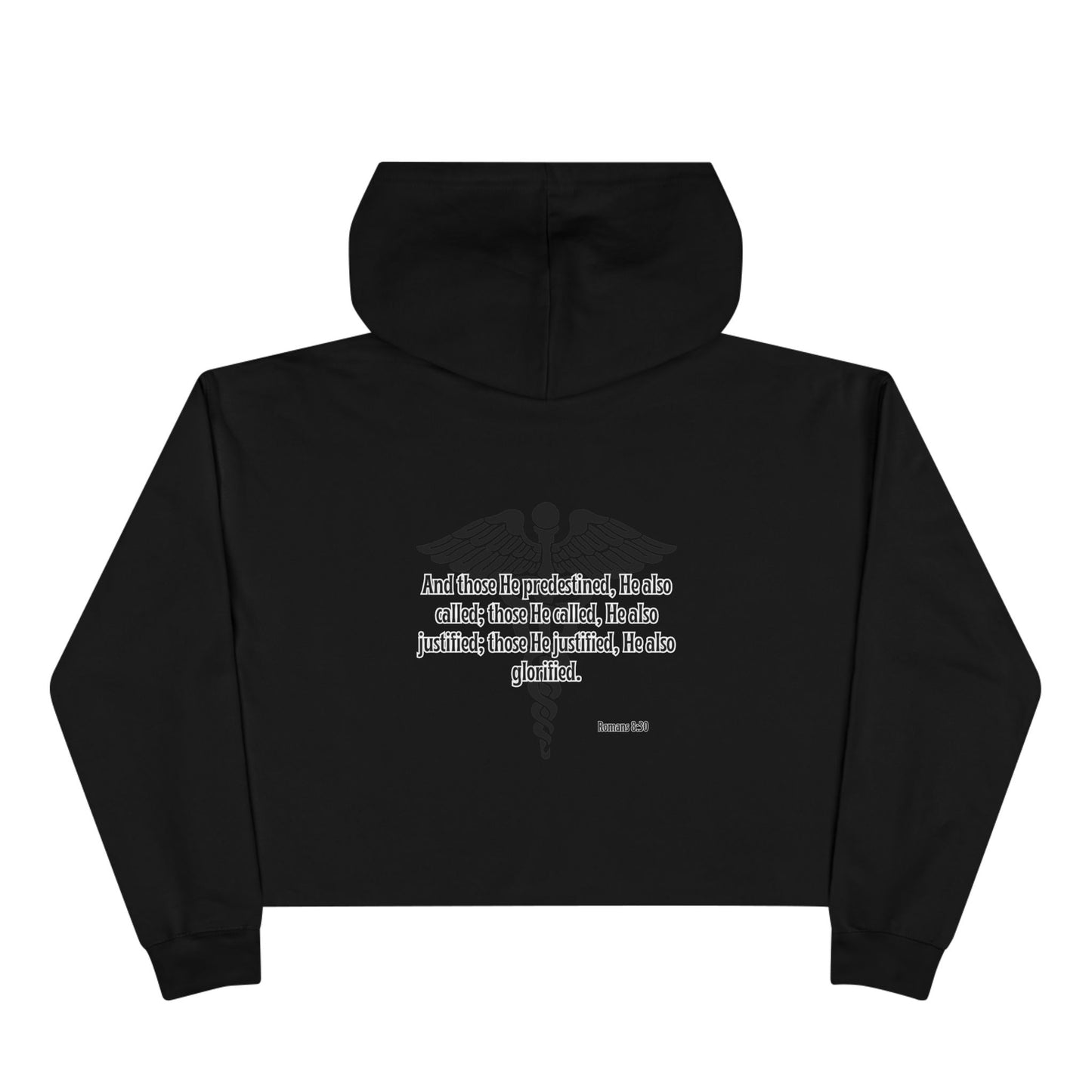 Qualified by the Call - Crop Hoodie