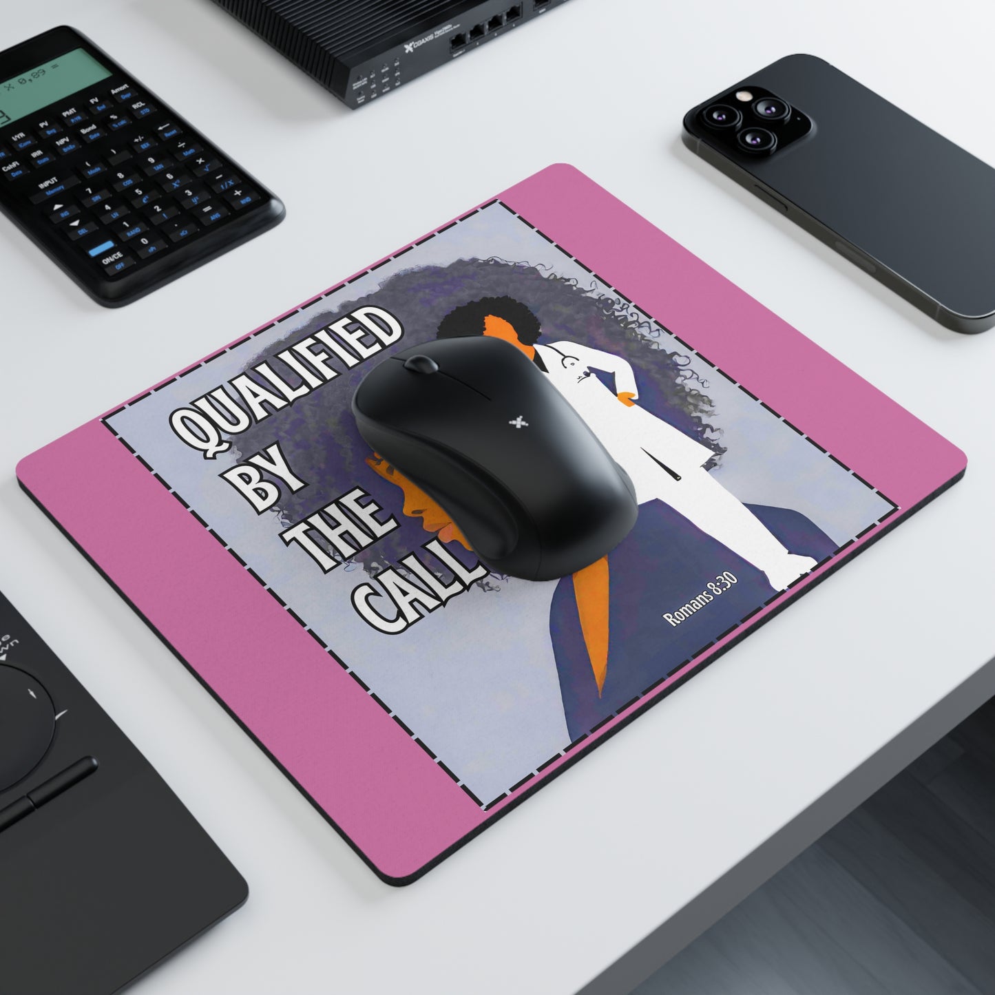 Qualified by the Call Rectangular Mouse Pad